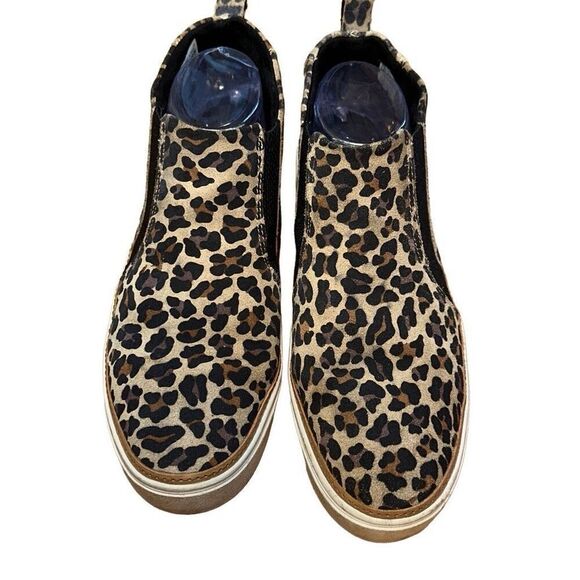 TOMS Women's Bryce Sneaker leopard print high top size 9 slip on shoe - Picture 3 of 10